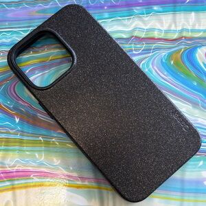 Elegant Black Glitter Phone Case